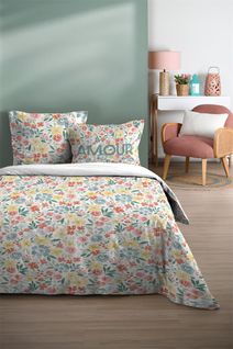 Parure De Drap + 2 Taies D'oreiller Collection Amour