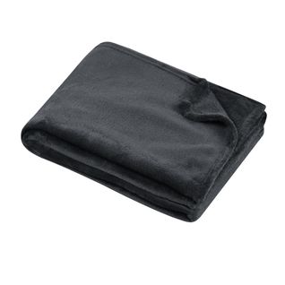 Plaid 180x220 Cm Collection Confort Anthracite