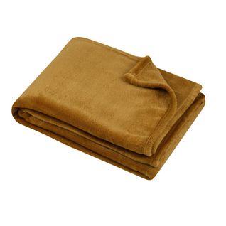 Plaid 180x220 Cm Collection Confort Camel