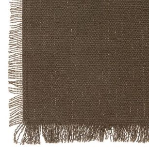 Nappe En Coton à Franges 150 X 250 Cm Kaki - Chic Et Élégante