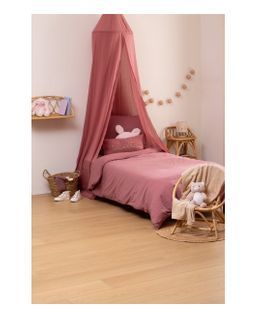 Housse De Couette + 1 Taie 140 X 200 Cm Lilie Rose