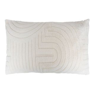 Coussin Jacquard Arka 50 X 80 Cm Ivoire