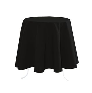 Nappe Ronde 180 Cm Nelson Noir