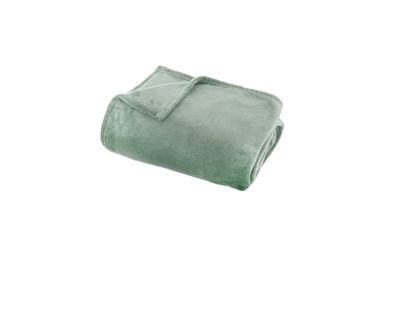 Plaid 130 X 160 Cm Collection Olis Vert Celadon