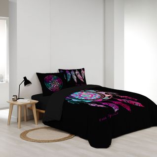 Parure Housse De Couette 200 X 200 Cm Spirit Porte Bonheur