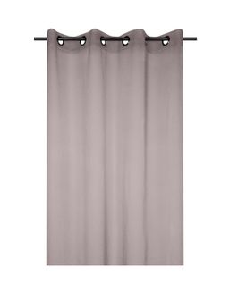 Voilage Uni 135 X 260 Cm Mona Taupe