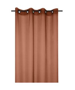 Voilage Uni 135 X 260 Cm Mona Terracotta