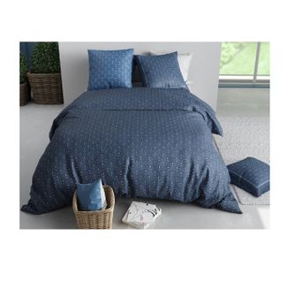 Housse Couette + 2 Taies 260 X 240 Cm Geometrique Azura