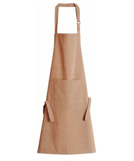 Tablier Ajustable 70 X 85 Cm Fils Flammé Terracotta