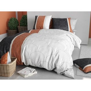 Housse Couette + 2 Taies 220 X 240 Cm Art Deco Ekinose