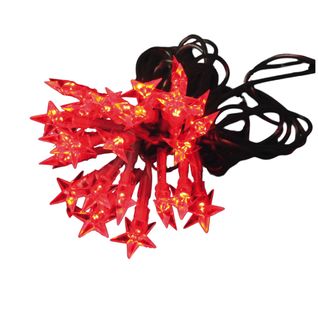 Guirlande Lumineuse Étoiles Souples 60 LED Rouge 5 M 8 Fonctions