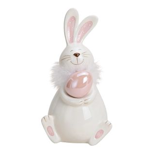 Décoration Un Lapin De Pâques En Céramique