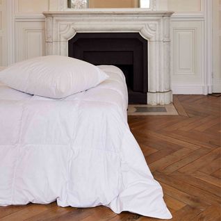 Couette Daisy 70% Duvet D'oie - Chaude 200 X 200 Cm Blanc