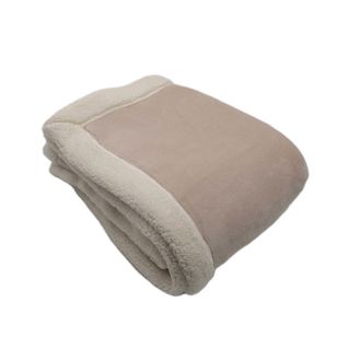 Plaid Weekend Poudré 150 X 200 Cm Rose Clair