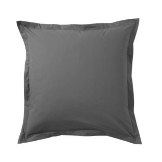 Taie D'oreiller Coton Percale Anthracite 65x65 Cm