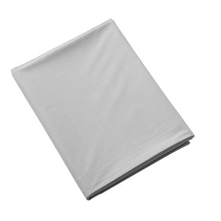 Drap Plat Coton Percale Gris 240x310 Cm