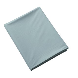 Drap Plat Coton Percale Bleu 270x310 Cm