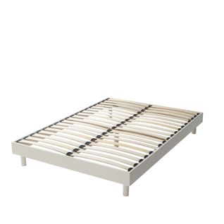 Sommier Kit En Bois Massif 13 Cm Blanc Cassé 180x200