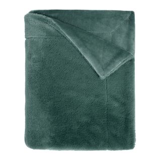 Plaid Polaire Uni Celadon 130x170 Cm