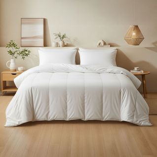 Couette Légère Été 175gr/m² Anti-acariens Et Anti-bactériens 260x240 Cm