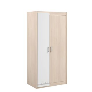 Armoire Enfant 2 Portes Bicolore