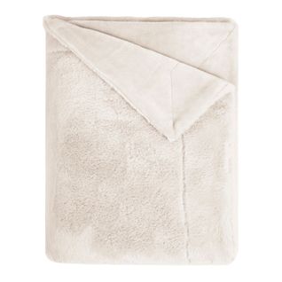 Plaid Polaire Chaud Gris Clair 130x170 Cm