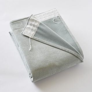 Rideau Galon Fronceur Occultant Polaire Bjorn 140x260 Eucalyptus