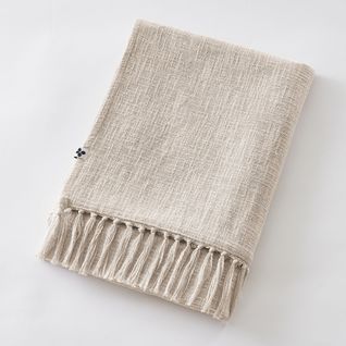 Plaid à Franges Chaud Lina Pampa 130x160