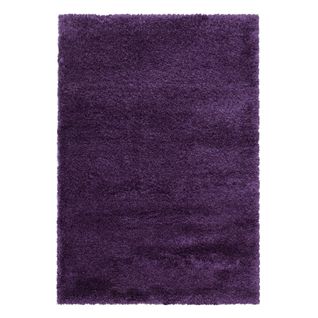 Tapis Confortable Fluffy Lila 80x150 Cm