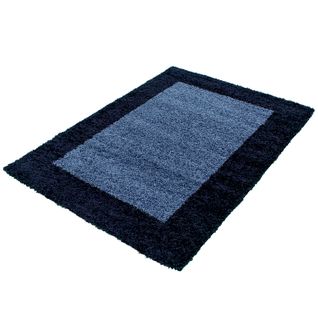 Tapis Bicolore Otta Bleu Marine 300x400 Cm