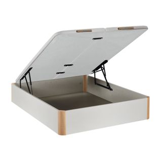 Sommier coffre 2x80x200 cm BULTEX INGENIEUX blanc