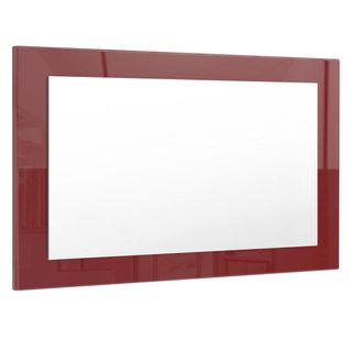 Miroir Bordeaux Brillant (hxlxp): 45 X 89 X 2