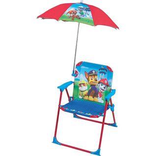 Chaise Pliante Enfant Avec Parasol - Pat'patrouille