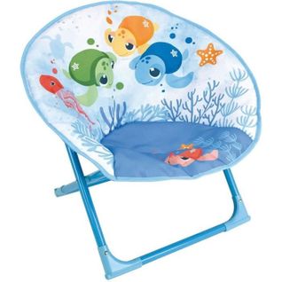 Ma Petite Carapace Siège Lune Pliable - Tortues Aquatiques - Pour Enfant - H.47 X L.54 X P.42 Cm