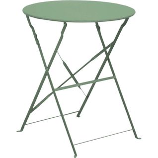 Table Ronde En Acier 60 Cm Cuba Amande