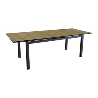 Table De Jardin Rectangulaire - Extensible - Structure En Aluminium - 10 Pers - Hivaoa - Proloisirs