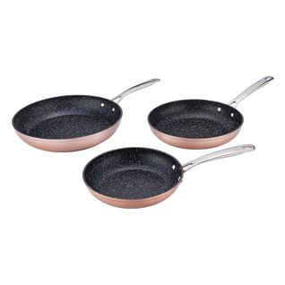 Set De 3 Poêles 20/24/28cm Greblon Céramique - "elégance"