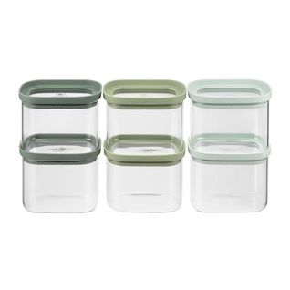 Lot De 6 Bocaux En Verre 600ml
