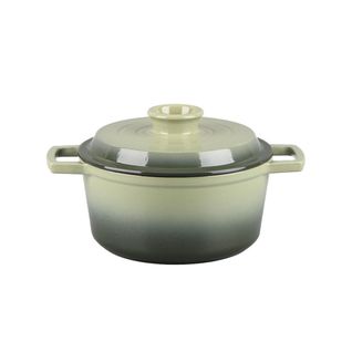 Cocotte En Fonte Ronde 20cm - "masseiron Olivine"