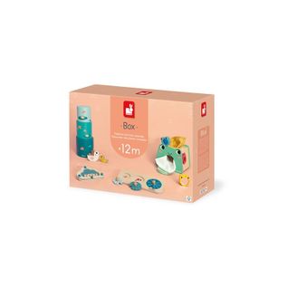 Jeu D Éveil  Box Bâton De Pluie Boîte à Formes Pyramide Et Puzzle