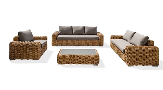 Salon De Jardin Borabora En Résine Tressée - Borabora