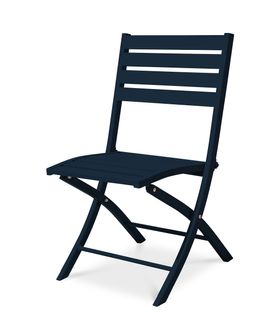 Chaise De Jardin Marius En Aluminium Bleu Marine - Marius