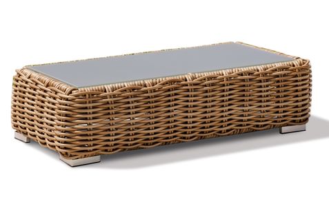 Table Basse De Jardin Borabora En Résine Tressée - Borabora