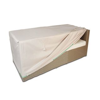 Housse Canapé Salon De Jardin 2 Places, Cov'up Standard Taupe - Cov'up