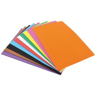 Lot De 10 Feuilles "a4 Mousse" Multicolore