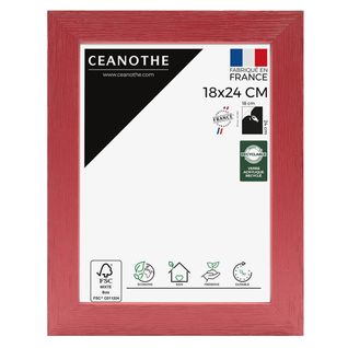 Cadre Photo Tutti Frutti Cerise 18x24 Cm Rouge Bois Reconstitué Fsc