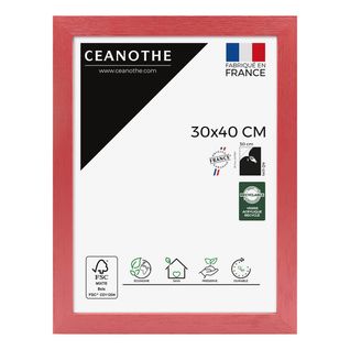 Cadre Photo Tutti Frutti Cerise 30x40 Cm Rouge Bois Reconstitué Fsc