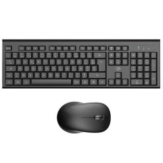 Ensemble Clavier Souris - Alpha - Ergonomique - Sans Fil - Pavé Numérique Intégré