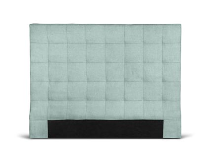 Tête De Lit Capitonnée En Tissu Megan -  Bleu Clair, Largeur - 160 Cm