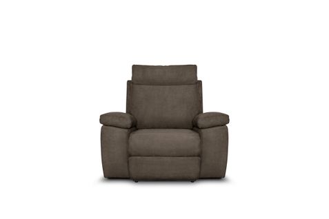 Fauteuil De Relaxation Manuel Houda En Tissu - Taupe